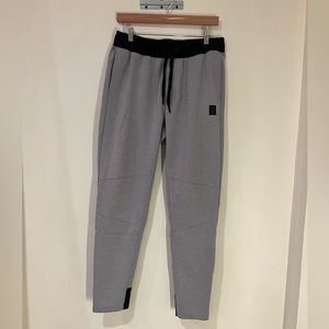 Men’s Moto style size large, Reebok sweatpants